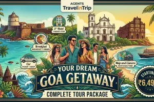 4 Days Scenic Goa Getaway with North & South Sightseeing