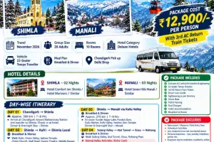 SHIMLA MANALI 5 NIGHT 6 DAYS TOUR