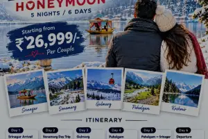 Winter Honeymoon Kashmir escape.